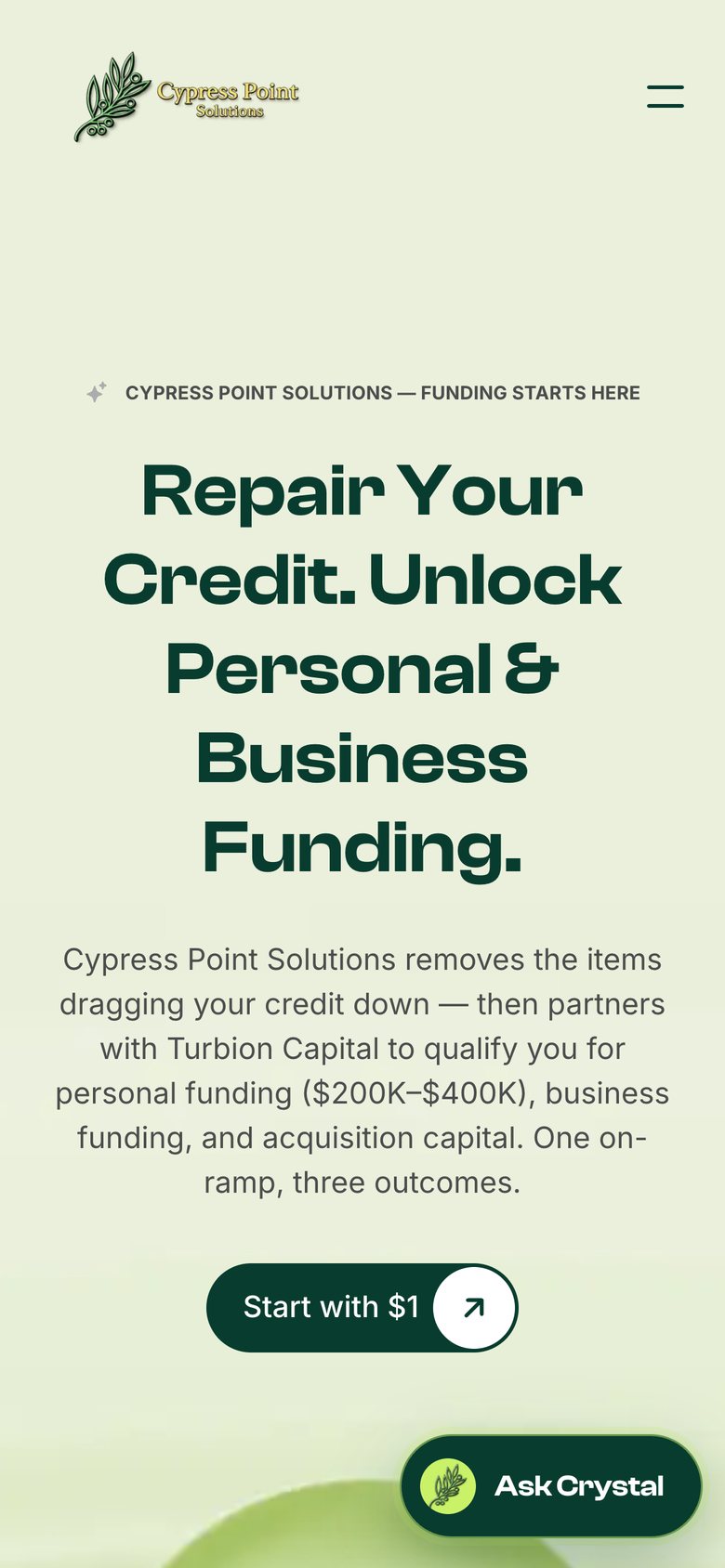 Cypress Point Solutions on mobile