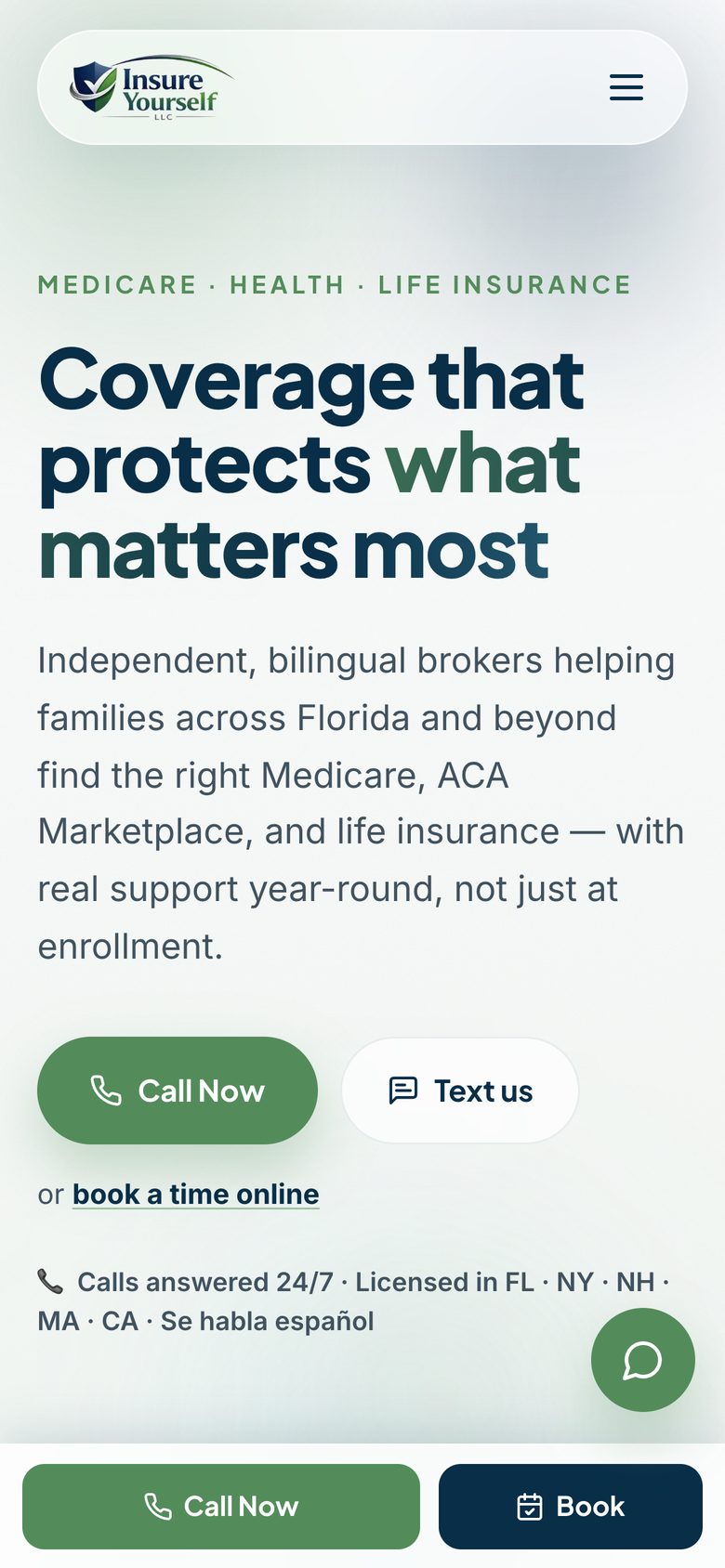 Insure Yourself on mobile