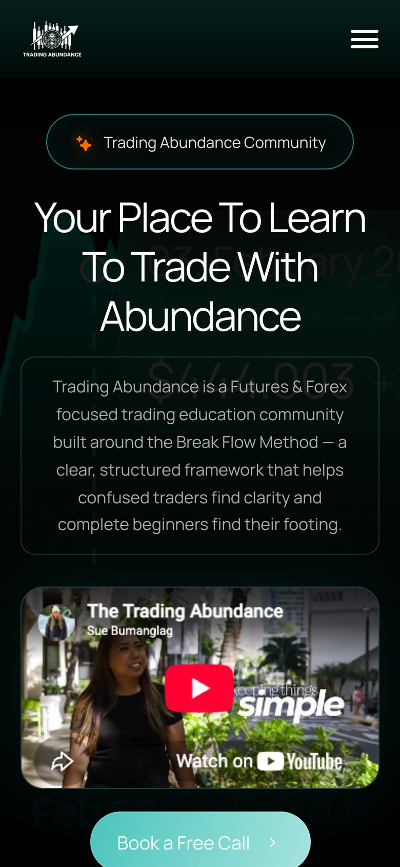 Trading Abundance on mobile