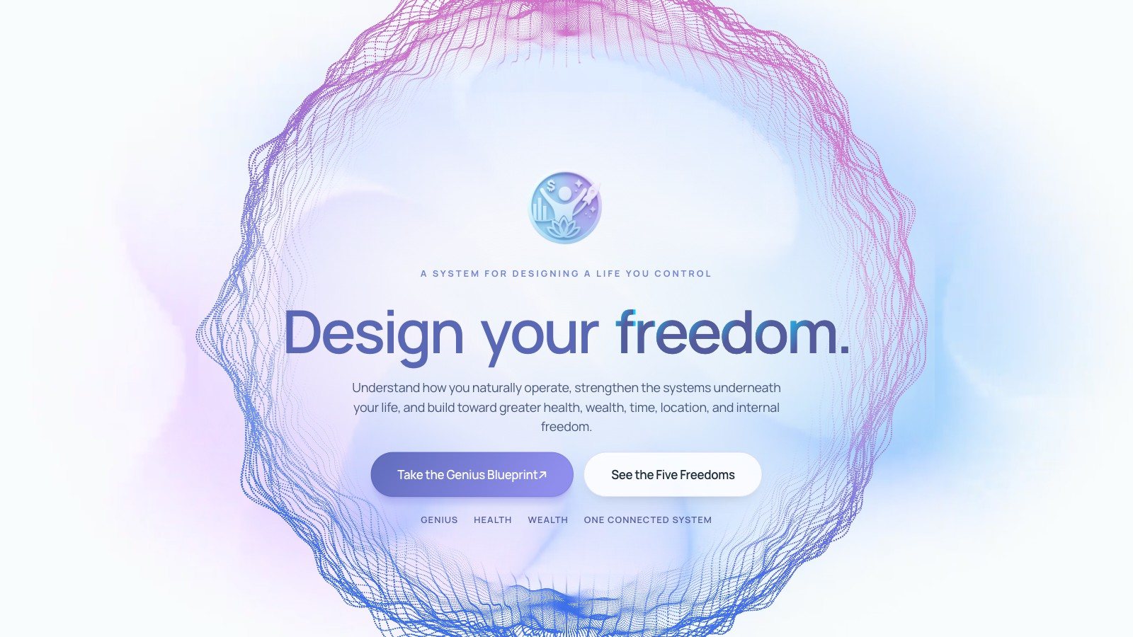 The Freedom Blueprint — live build
