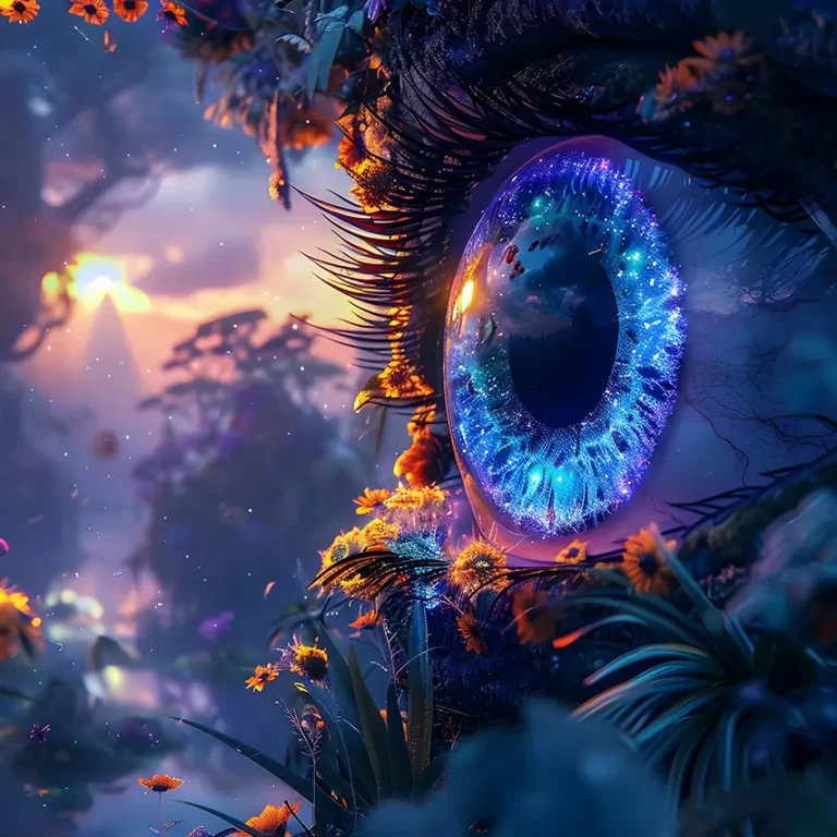 fantasy eye illustrated